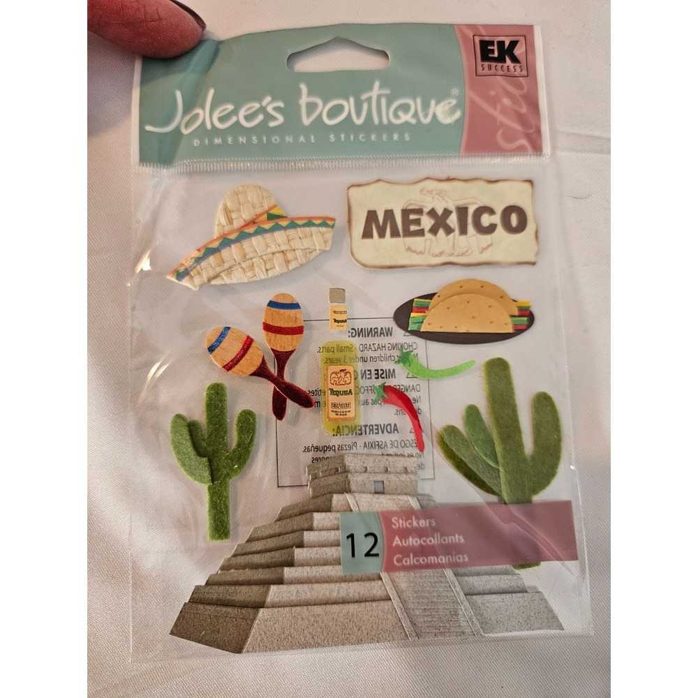 Jolee's Boutique Destination Mexico Dimensional Scrapbook Stickers~NEW
